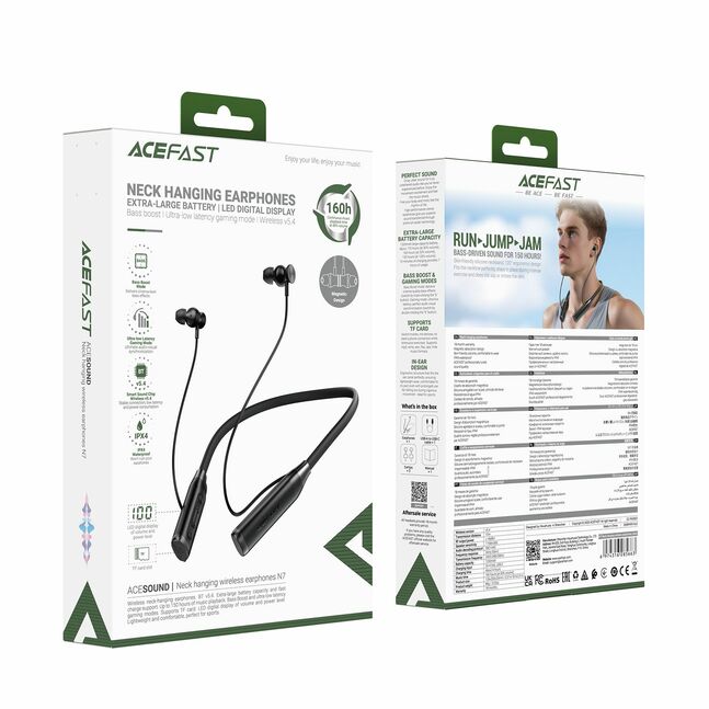 Acefast N7 neck hanging wireless earphones