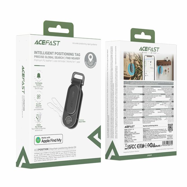 Acefast S4 keychain positioning device