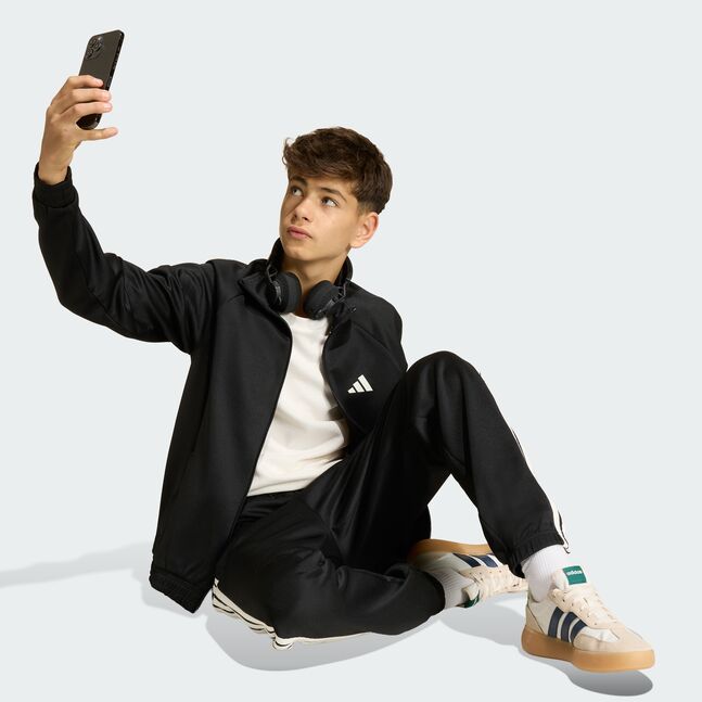 J STD TRCK JKT BLACK/OWHITE