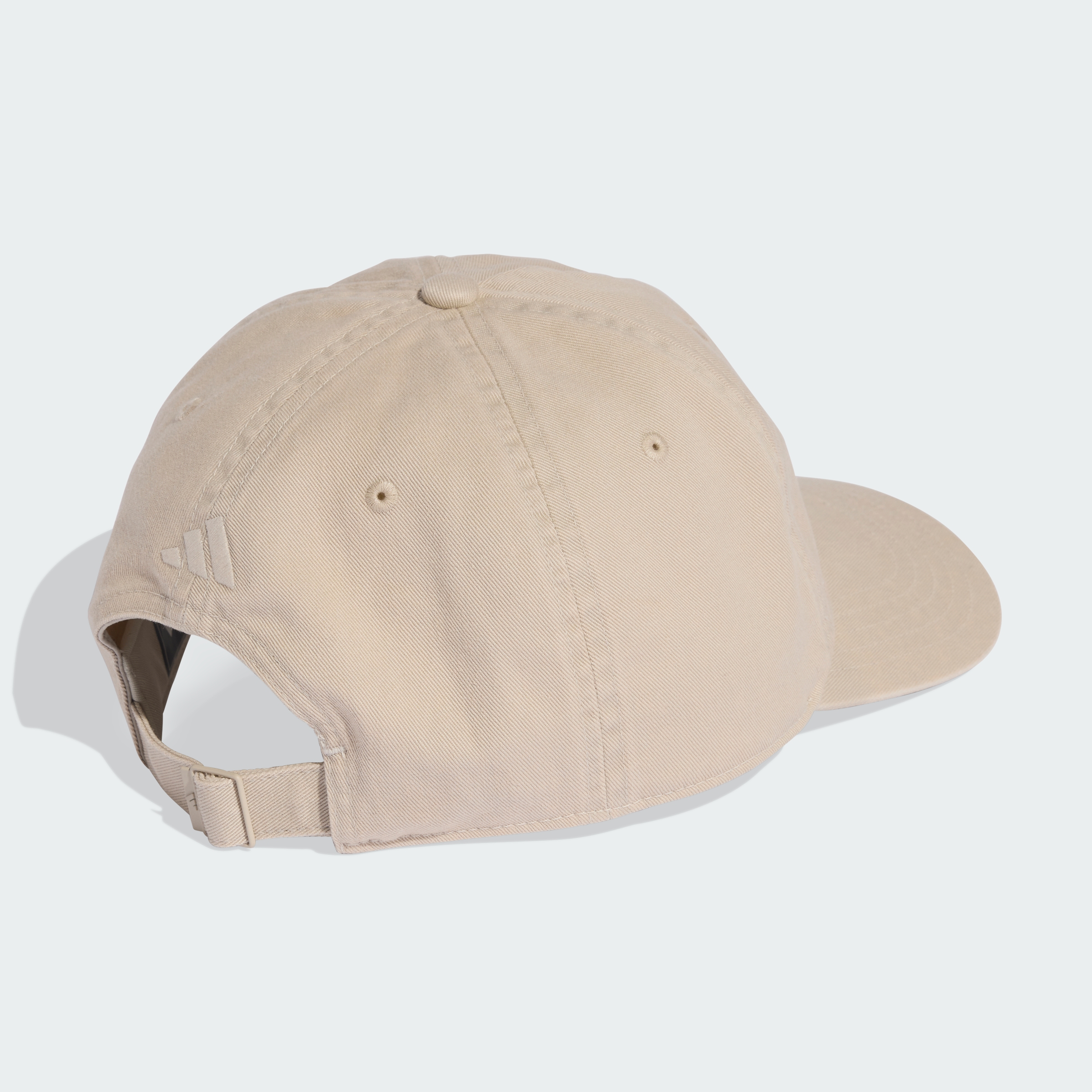 WASHED DAD CAP DUPE/WHITE