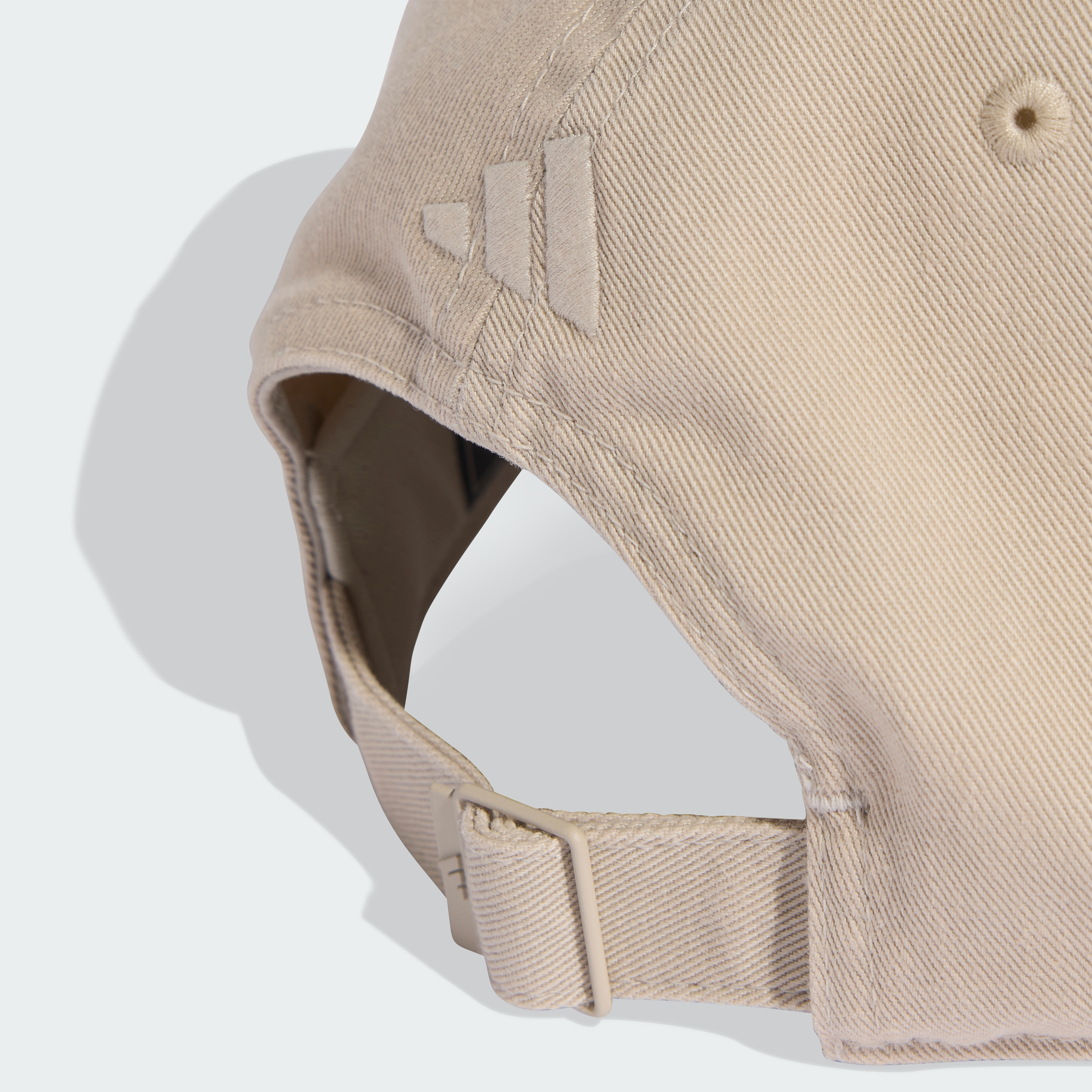 WASHED DAD CAP DUPE/WHITE