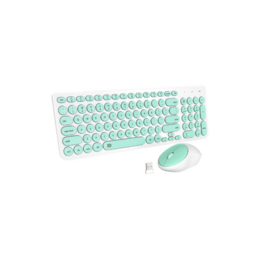 iK6630 Wireless Keyboard and Mouse Kombo White