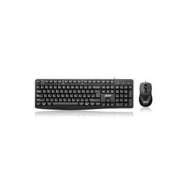 Acer OAK030 Wired Mouse and Keyboard Set Black