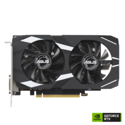 ASUS Dual GeForce RTX™ 3050 OC Edition 6GB GDDR6 with two powerful fans AAA gaming performance and ray tracing