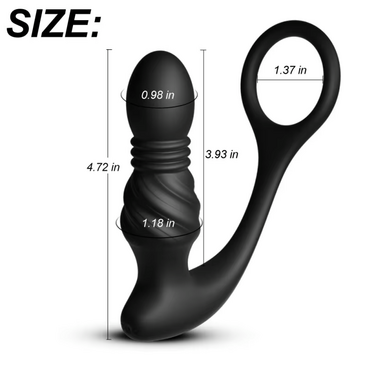 Anal plug vibrator