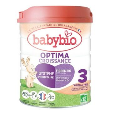 Babybio Optima 3 хүүхдийн сүү пребиотиктой 400гр 10сар-3нас