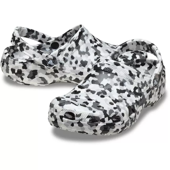 Classic Confetti Clog Blk/Whi