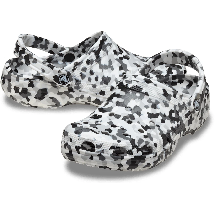 Classic Confetti Clog Blk/Whi