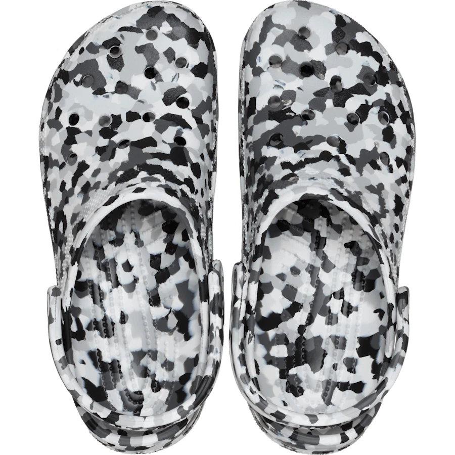Classic Confetti Clog Blk/Whi