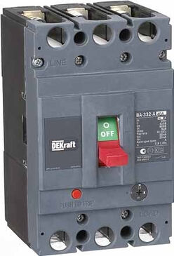 MCCB авт. [ВА332-3Р-0040А-A]. 50кА. Тавил өөрчлөлт Ir=32А-40А
