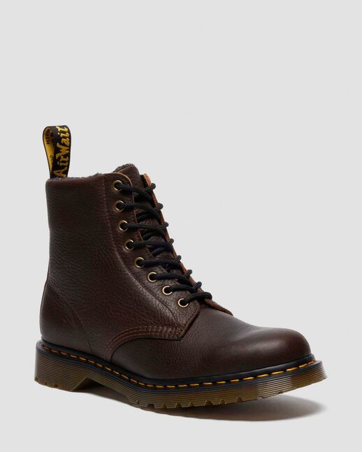 1460 Fleece Lined Grizzly Leather Boots