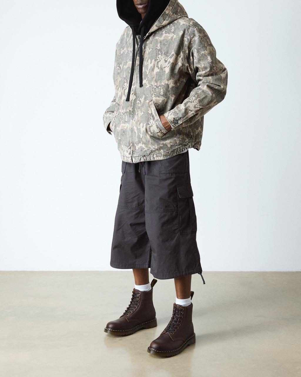 1460 Fleece Lined Grizzly Leather Boots