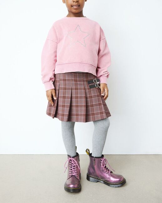 Junior 1460 Iridescent Reptile Emboss Leather Boots