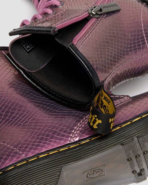 Junior 1460 Iridescent Reptile Emboss Leather Boots