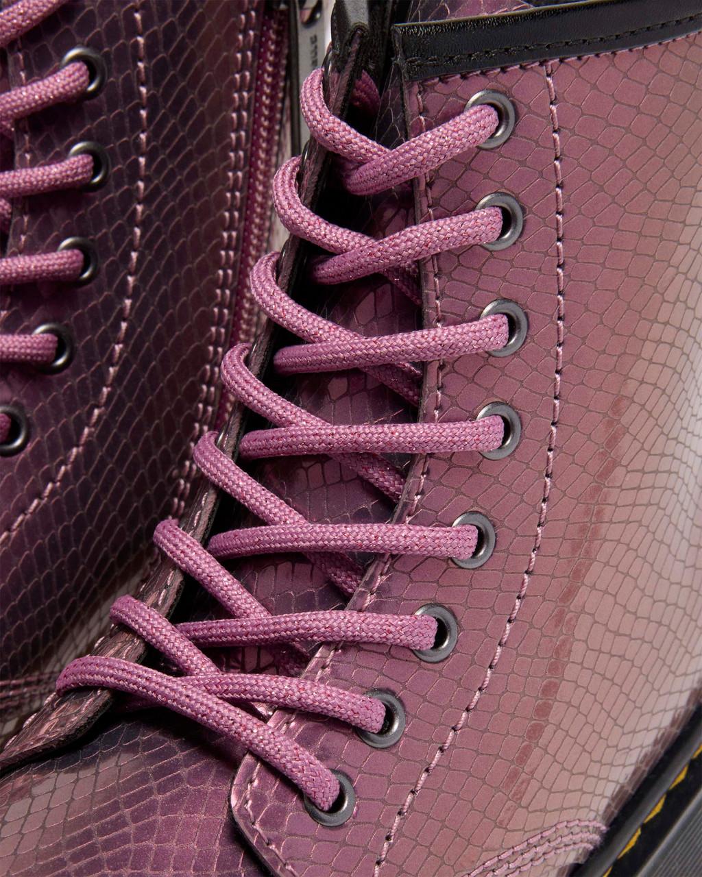 Junior 1460 Iridescent Reptile Emboss Leather Boots