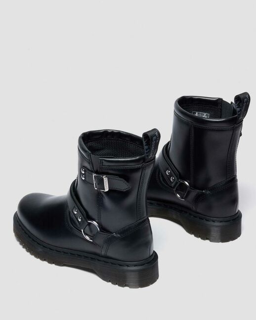Anistone Harness Orleans Leather Biker Boots