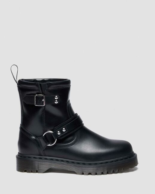 Anistone Harness Orleans Leather Biker Boots