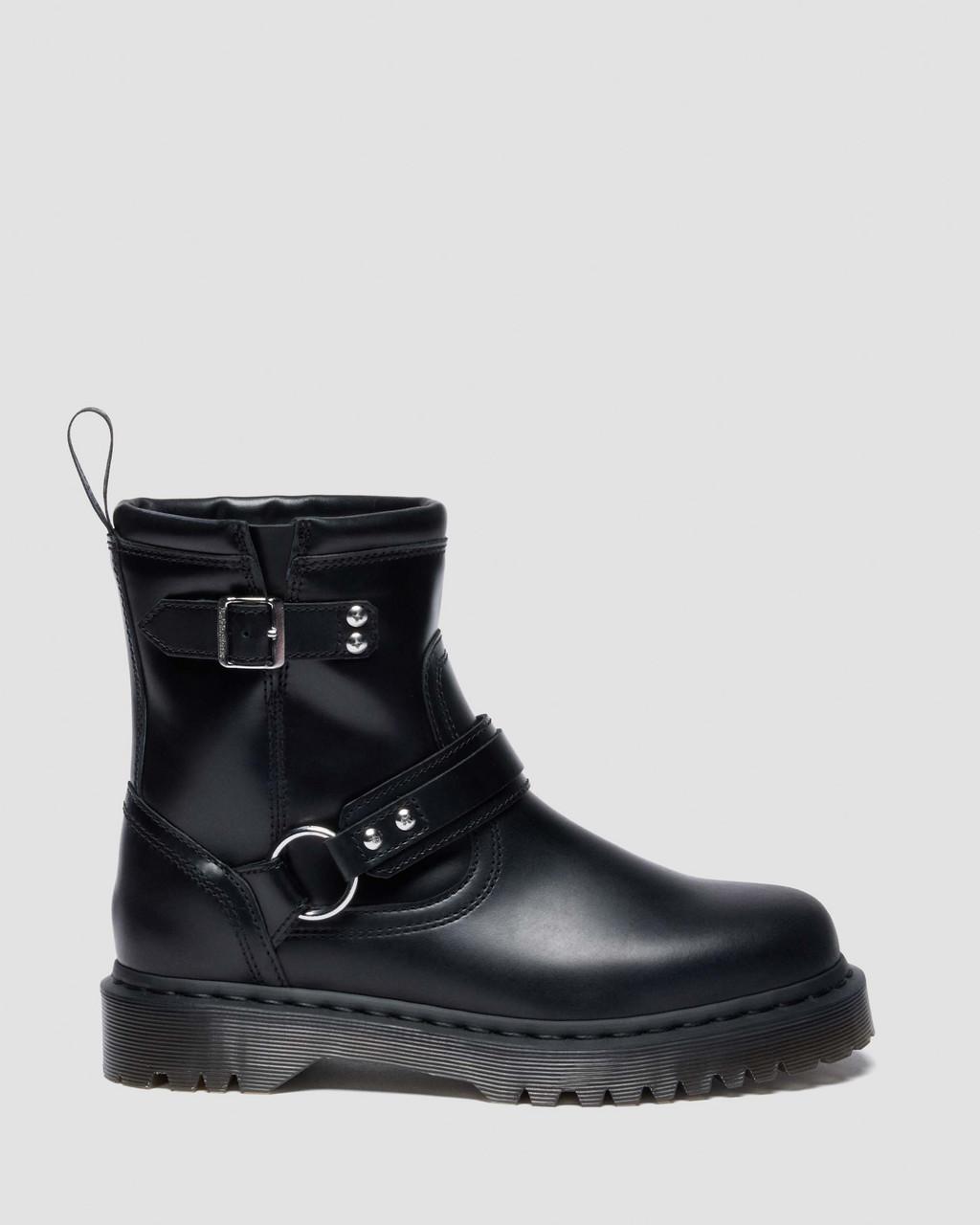Anistone Harness Orleans Leather Biker Boots