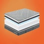 1.6*2.0м хэмжээтэй матрасс Prestigio Hybrid Mattress