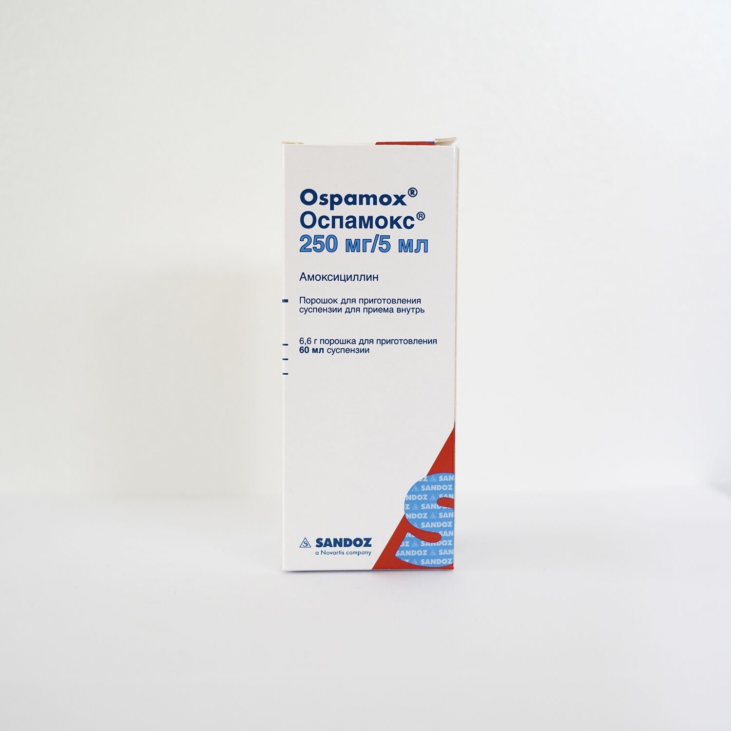 Оспамокс 250мг/5мл 60мл №1 Хөвмөлийн нунтаг