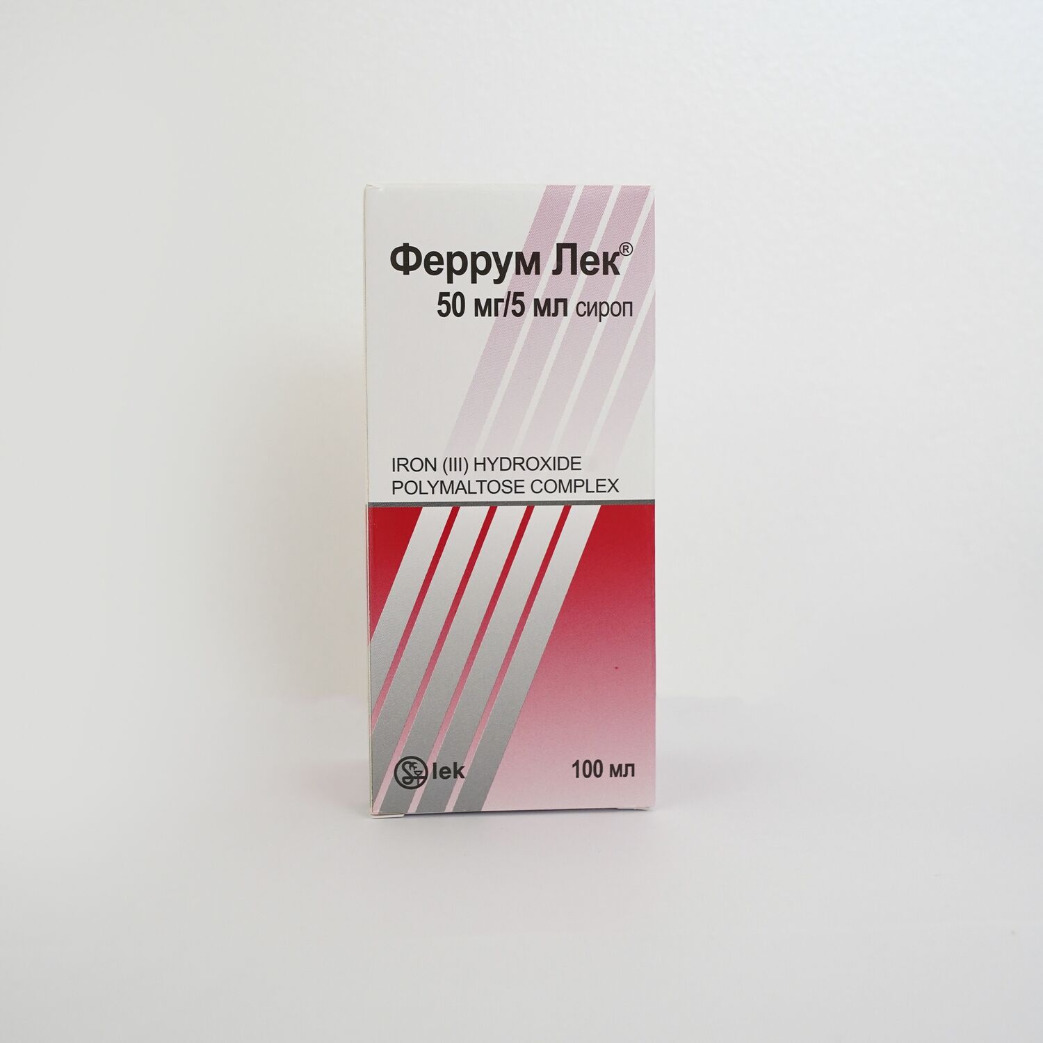Феррум лек 50мг/5мл-100мл