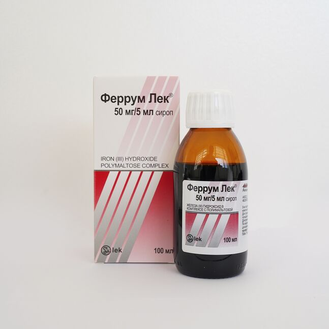 Феррум лек 50мг/5мл-100мл