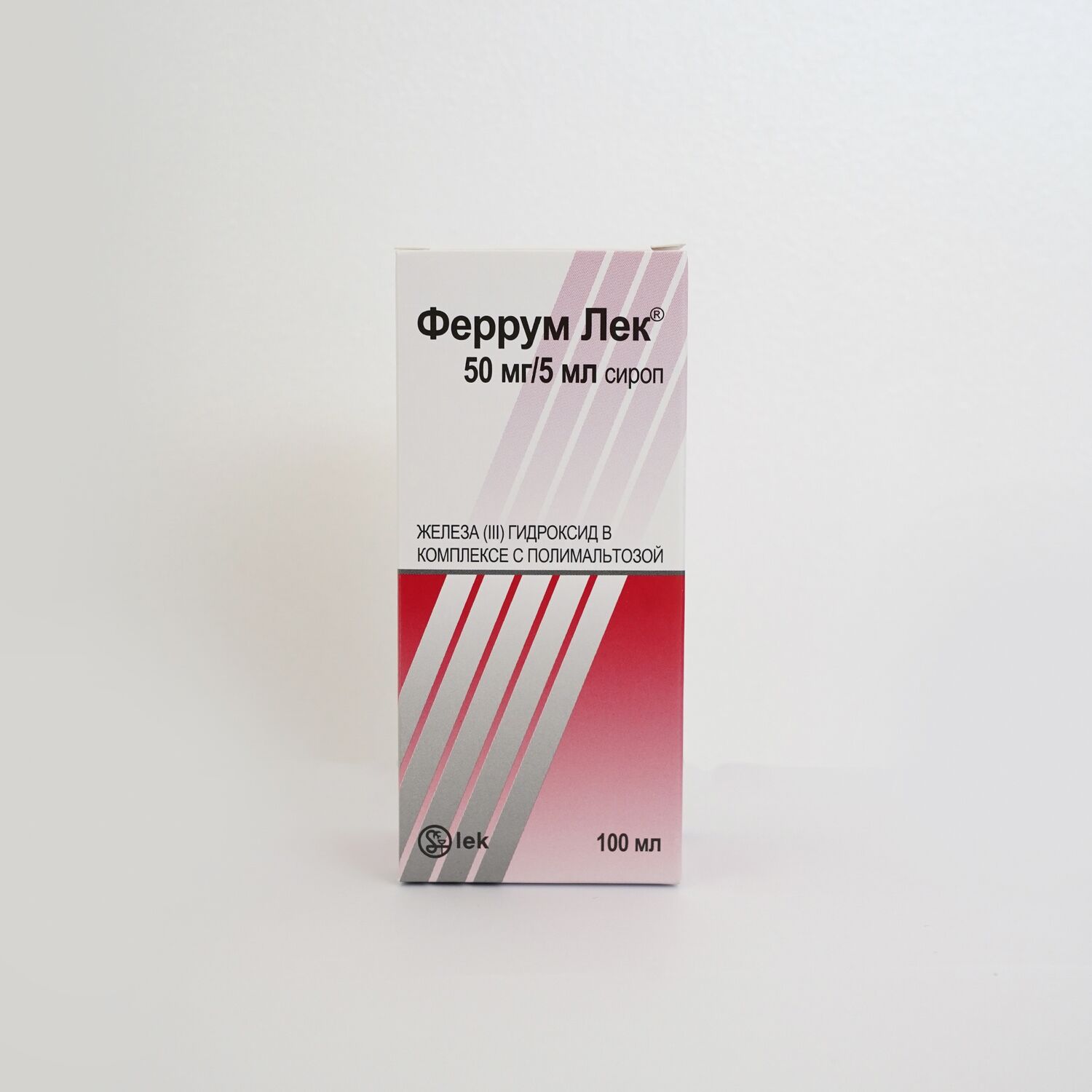 Феррум лек 50мг/5мл-100мл
