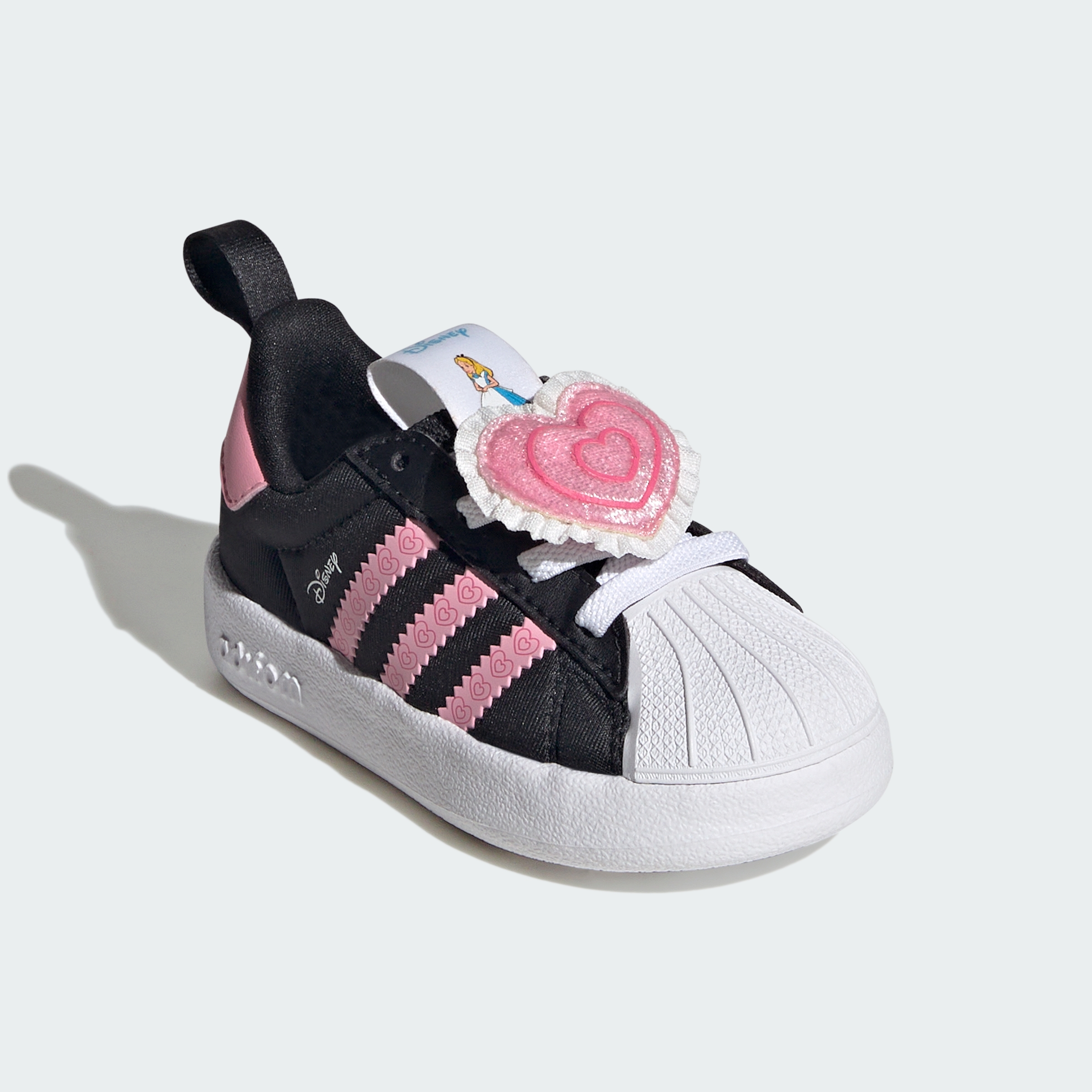 ADIFOM SUPERSTAR 36 CBLACK/LTPINK/FTWWHT