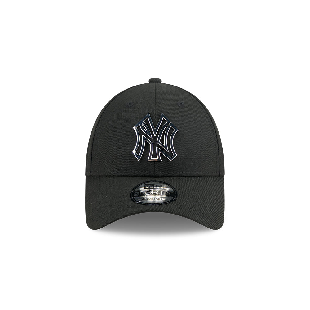 940 METAL BADGE NEYYAN SILVER BLACK