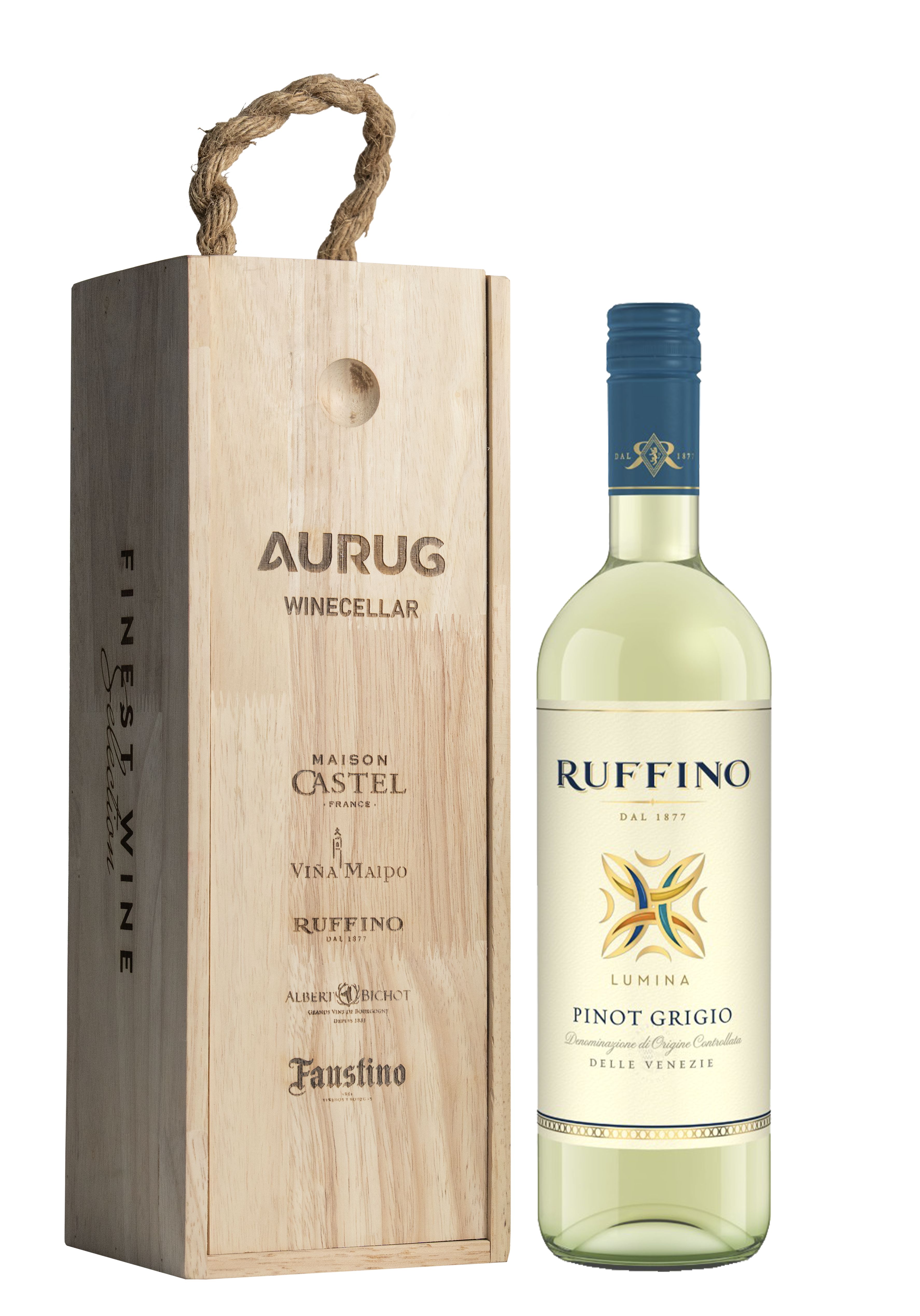 Ruffino Lumina with wooden box