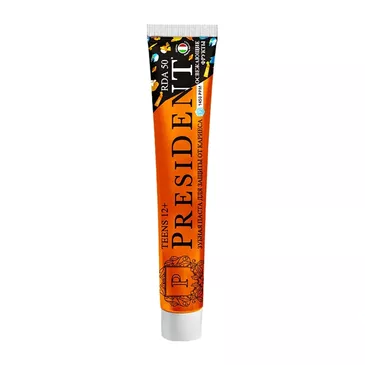 PresiDENT Шүдний оо TEENS 12+ Tropic жимсний амттай фтор агуулсан 70гр