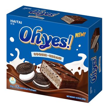 HAITAI, Oh yes зөөлөн пай, күки&крем төрөл 360 гр