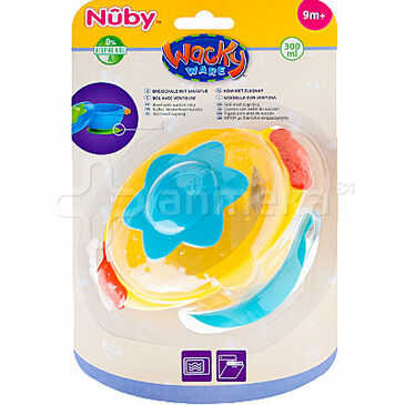 Nuby аяга суурь нь наалддаг хоолны тагтай 9+ сар 300мл