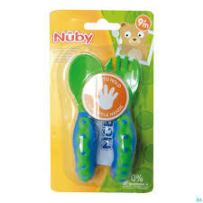 Nuby халбага сэрээ 9+ сар