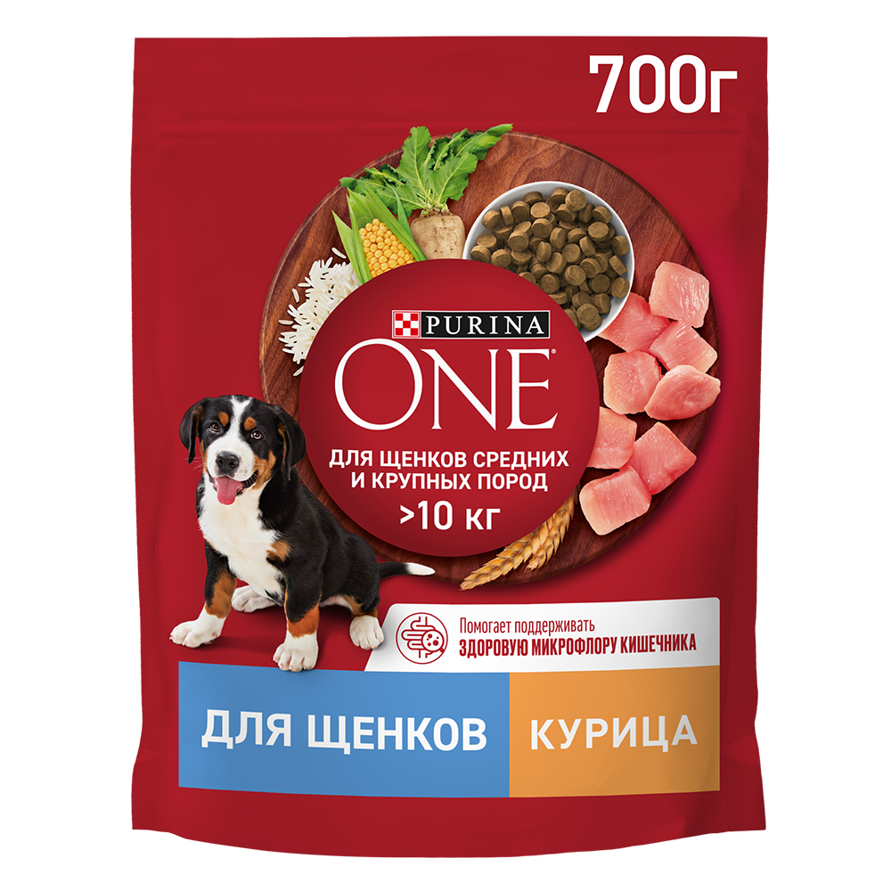 ONE МЕДМАКС гөлгөн нохойнд зориулсан хуурай хоол, тахианы махтай 700г