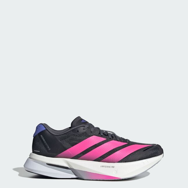 ADIZERO BOSTON 13 W CBLACK/LUCPNK/COBBLU