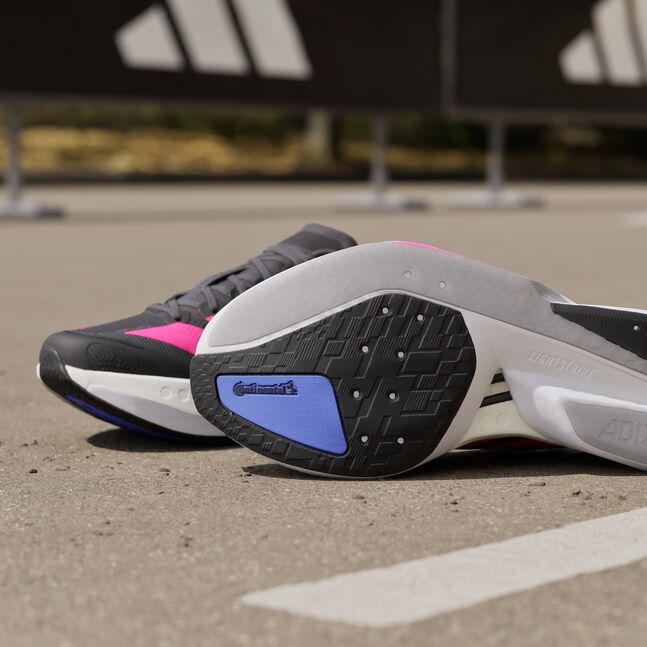 ADIZERO BOSTON 13 W CBLACK/LUCPNK/COBBLU