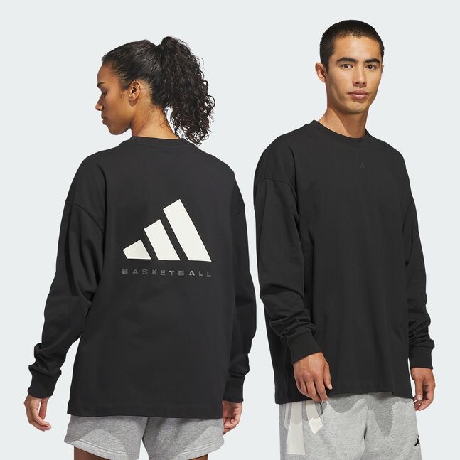 ADIDAS LS TEE BLACK/OWHITE