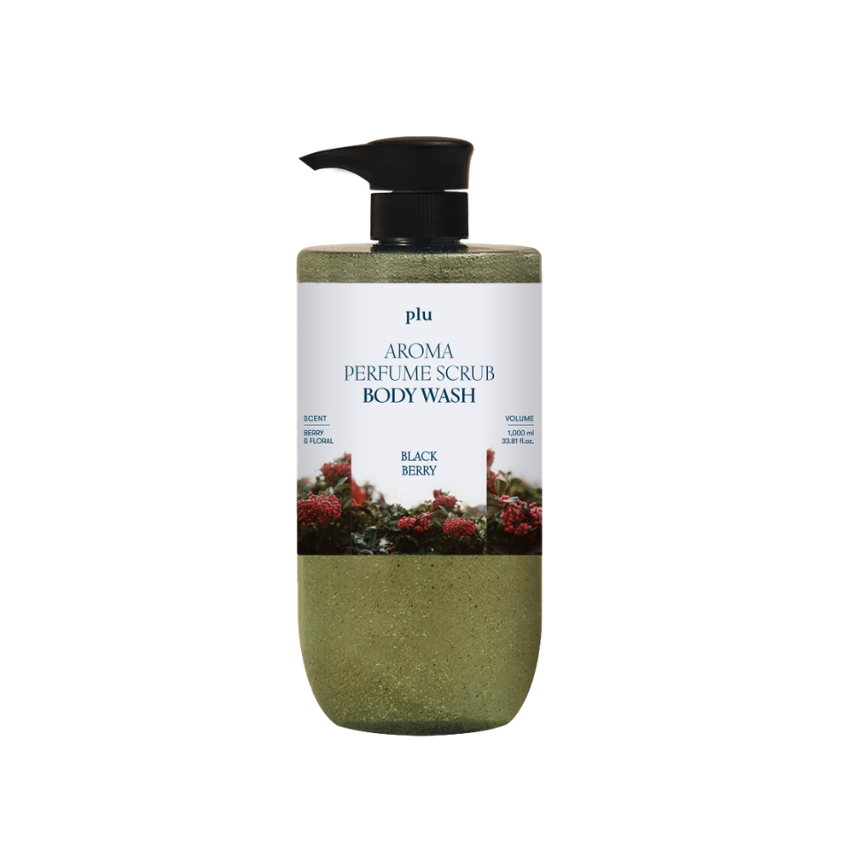 plu Aroma Perfume Scrub Body Wash Black Berry
