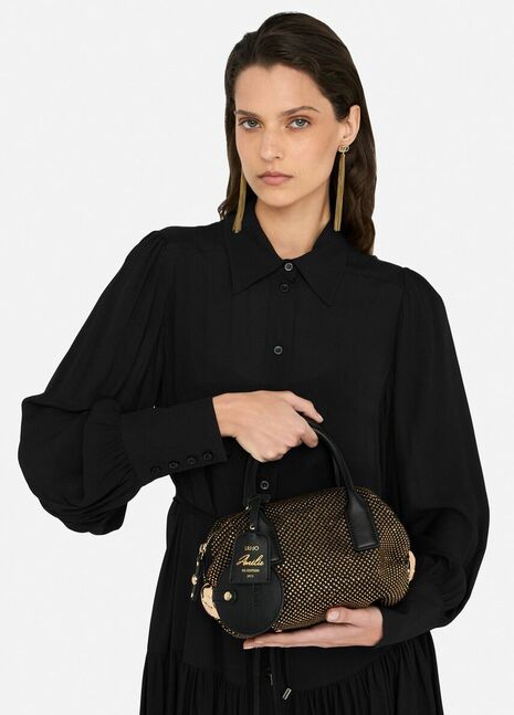 Small bag with rhinestone detailing