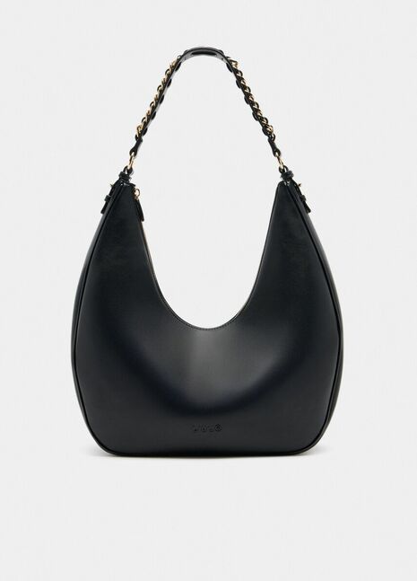 Large hobo bag with chain