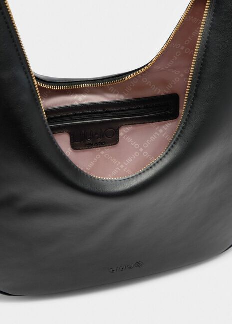 Large hobo bag with chain