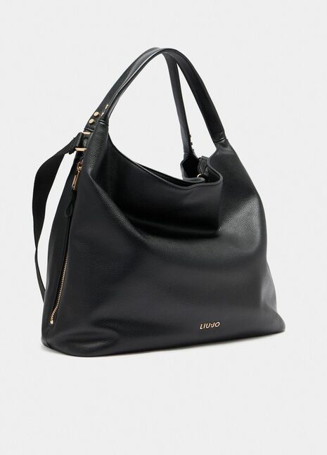 Large hobo bag with strap