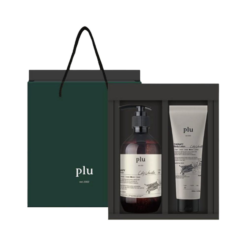 PLU Therapy Collection 2-piece gift set (Lily Vanilla) CPNP Ver 500ml+200g 