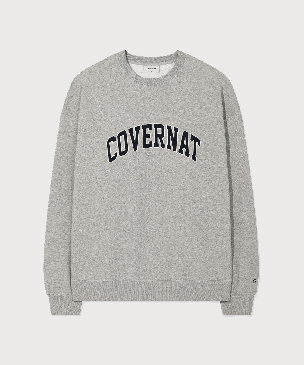 Arch Logo Sweatshirt Melange Gray