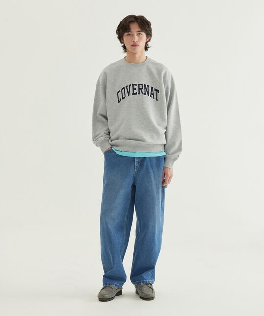 Arch Logo Sweatshirt Melange Gray