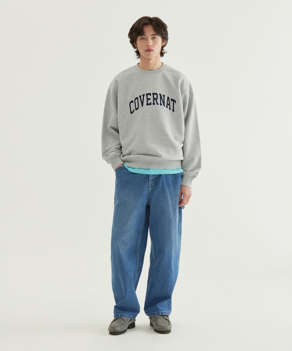 Arch Logo Sweatshirt Melange Gray