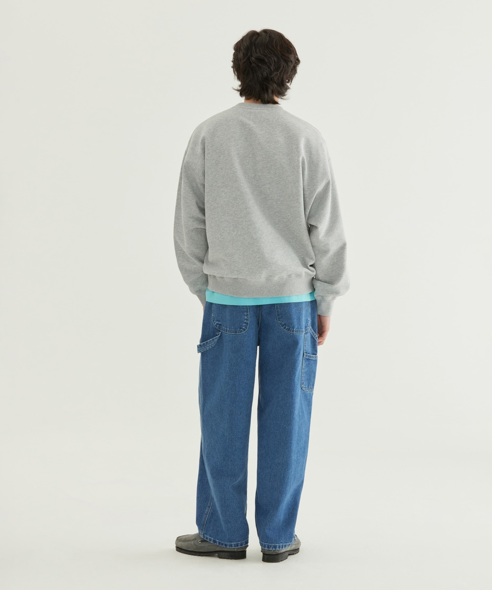 Arch Logo Sweatshirt Melange Gray