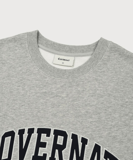 Arch Logo Sweatshirt Melange Gray