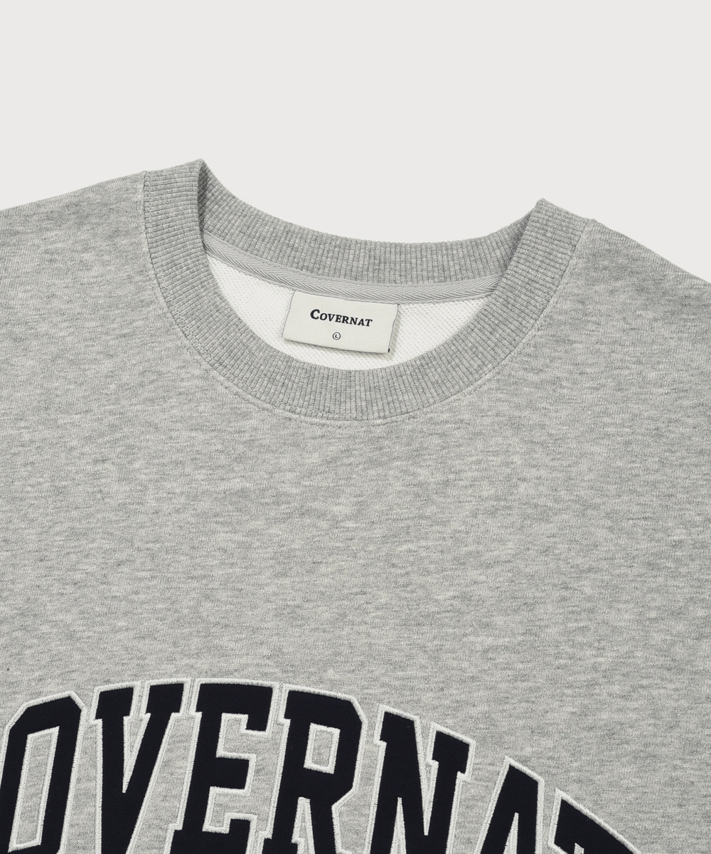 Arch Logo Sweatshirt Melange Gray